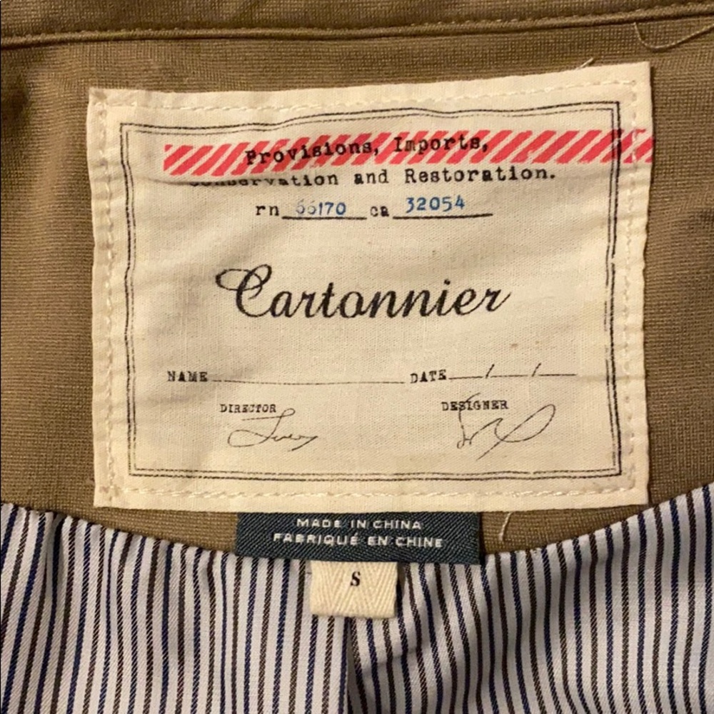 3/4 sleeve trench swing jacket